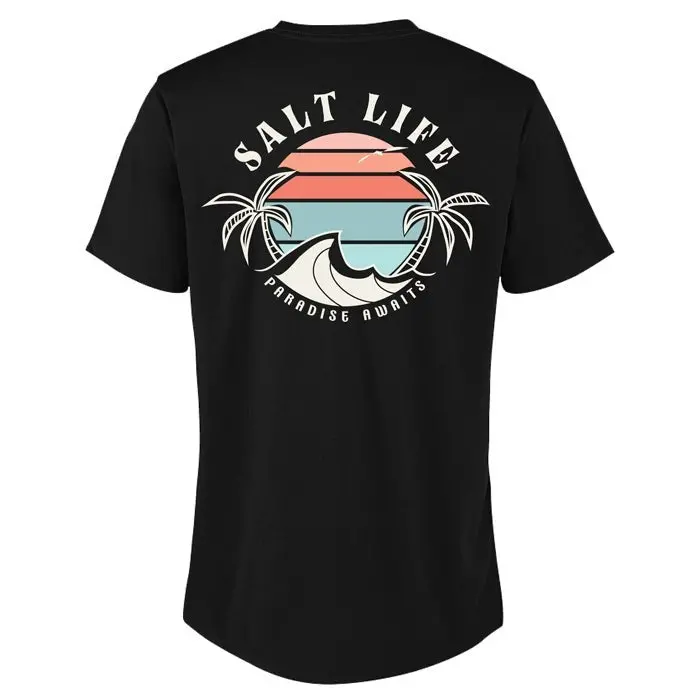 Unisex Paradise Bound Short Sleeve V Neck Tee 1