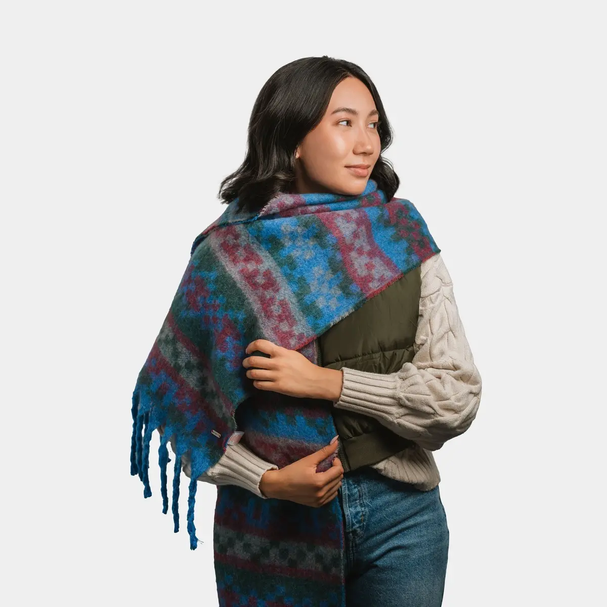 Women's Fawn Scarf 2