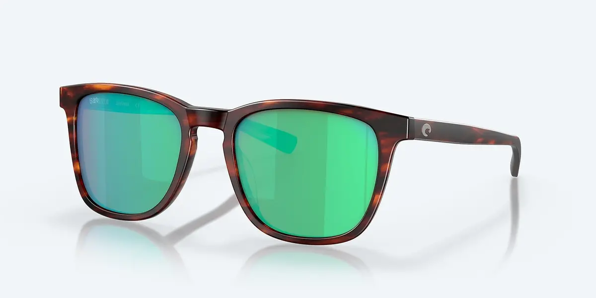 Sullivan Matte Tortoise Frame With Green Mirror Lens 580G 1