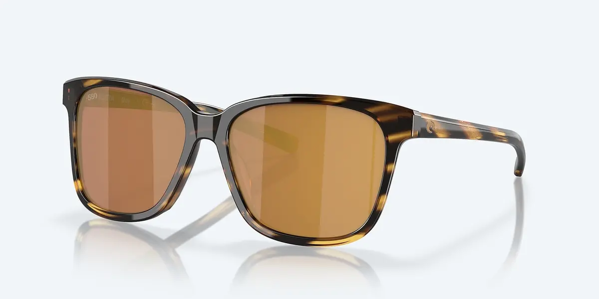 May Polarized Sunglasses - Gold Lense/Tortoise Frame 1