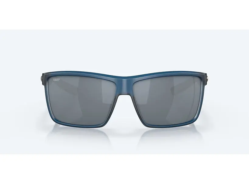 Rinconcito Matte Atlantic Blue Frame With Gray Silver Mirror Polarized Polycarbonate Lens 2