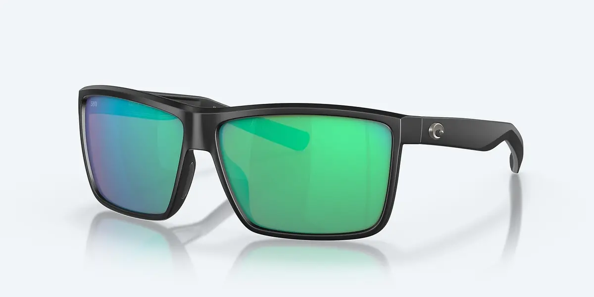 Rinconito Matte Black Frame With Green Mirror Lens 580G 1