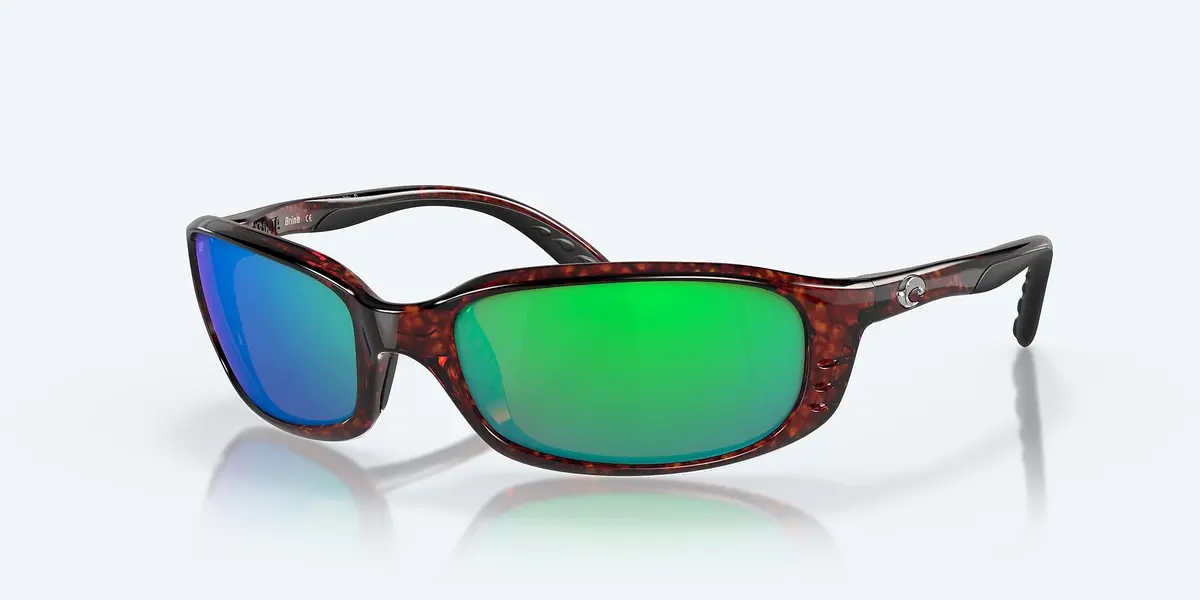 Brine Tortoise Frame With Green Mirror Lens 1