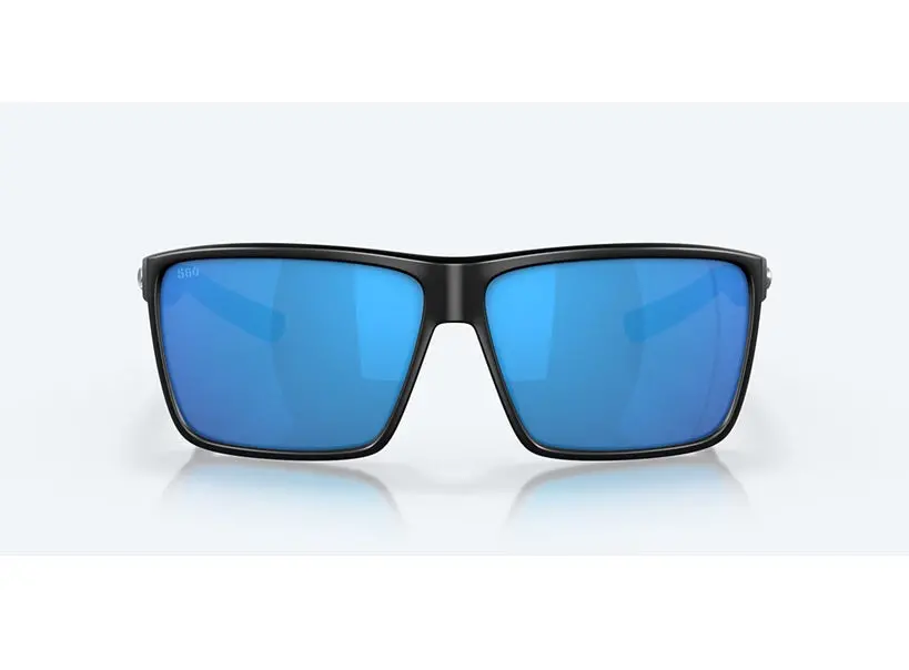 Rincon Matte Black Frame With Blue Mirror Polarized Glass Lens 2