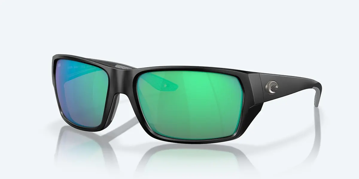 Tailfin Matte Black Frame With Green Mirror Lens 580G 1
