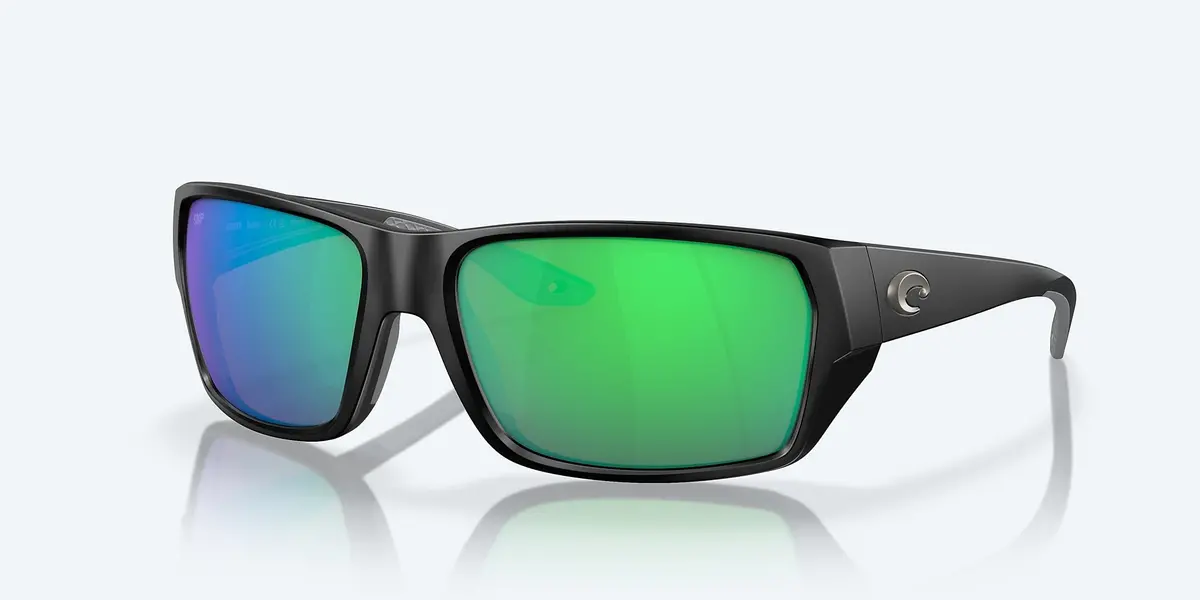 Tailfin Matte Black Frame With Green Mirror Lens 580P 1