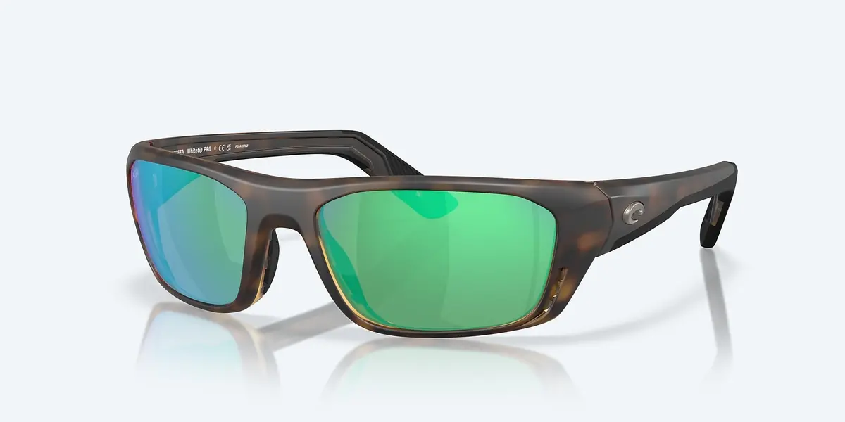 Whitetip Pro Matte Tortoise Frame With Green Mirror Lens 580G 1