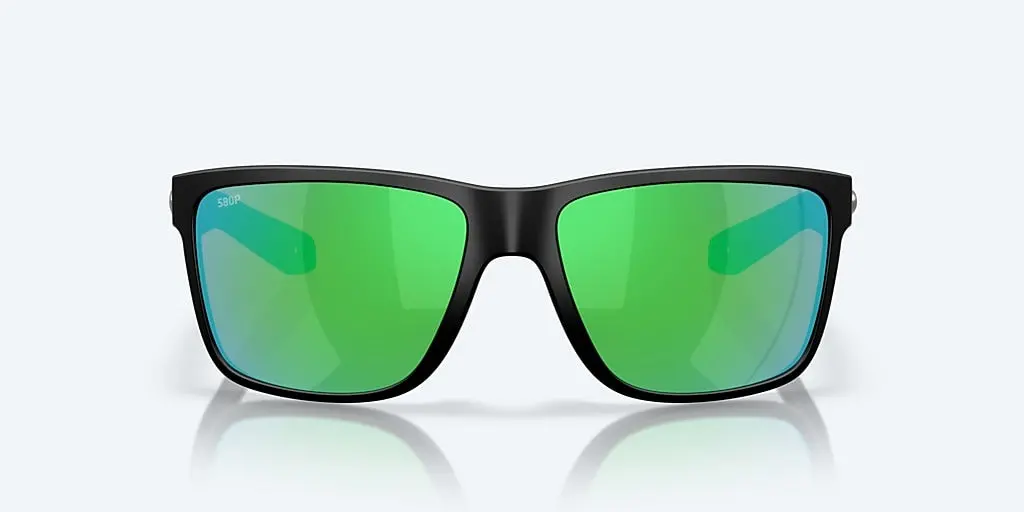 Broadbill Ii Matte Black Frame With Green Mirror Lens 580P 2