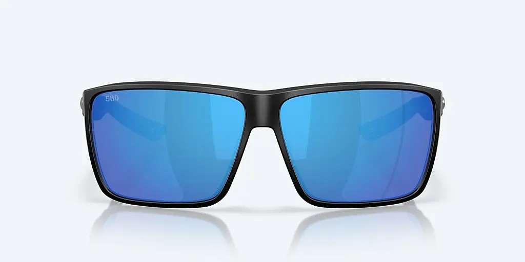 Rincon Ii Matte Black Frame With Blue Mirror Lens 580G 2