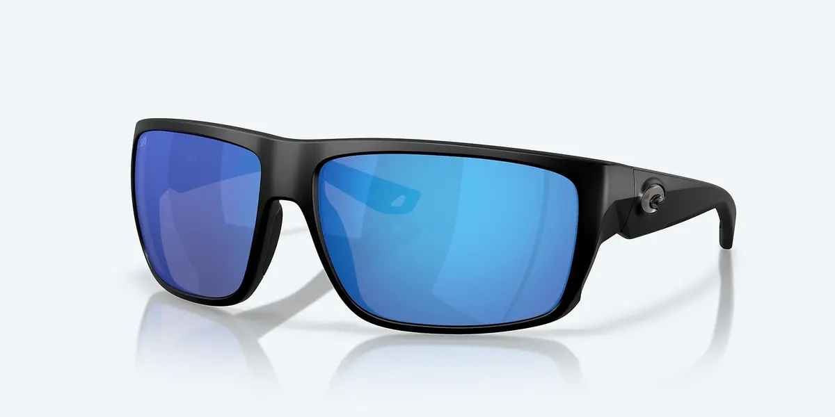 Fly Line Matte Black Frames With Blue Mirror Lens 580G 1