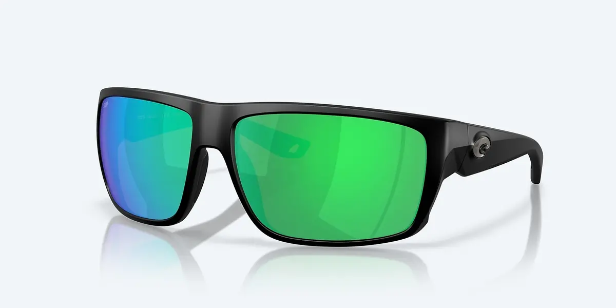 Fly Line Matte Black Frame With Green Mirror Lens 580P 1