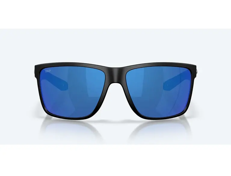 Broadbill Ii Xl Matte Black Frame With Blue Mirror Polarized Polycarbonate Lens 2