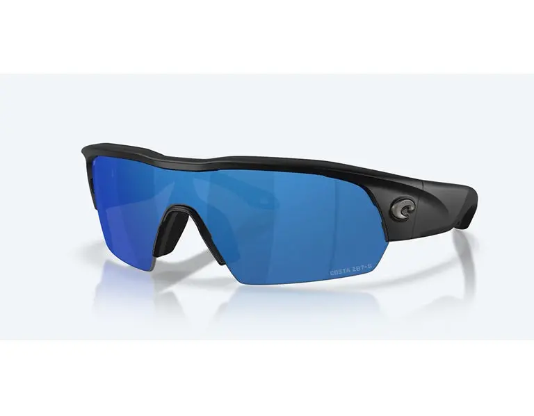 Pilothouse Pro Matte Black Frame With Blue Mirror Polarized Polycarbonate Lens 1