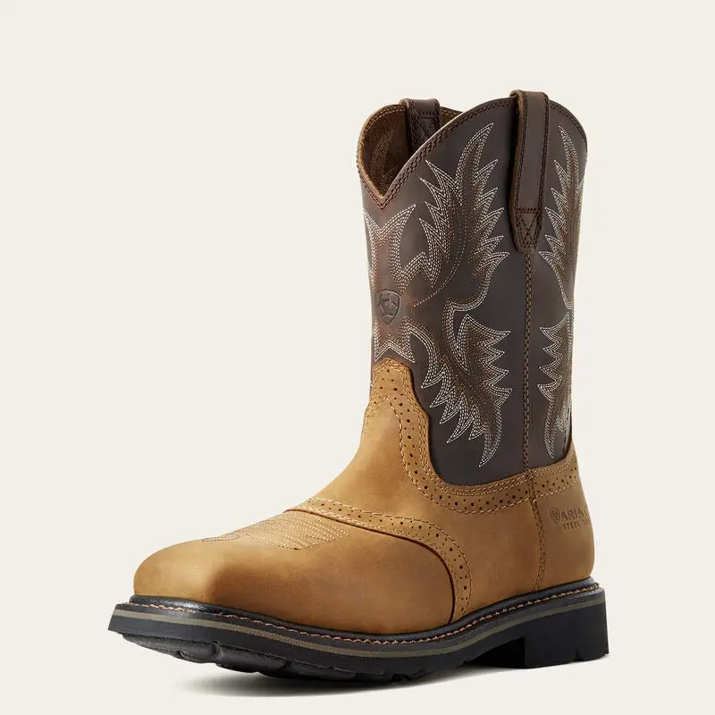 Men's Sierra Wide Square Toe - Steel Toe Work Boot 1