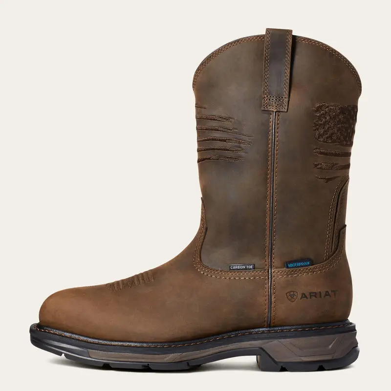 Workhog Xt Patriot 11" Waterproof Work Boot - Carbon Toe 2