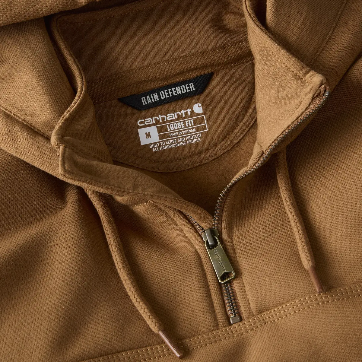 Men's Rain Defender Loose Fit Heavyweight Quarter Zip Sweatshirt 2