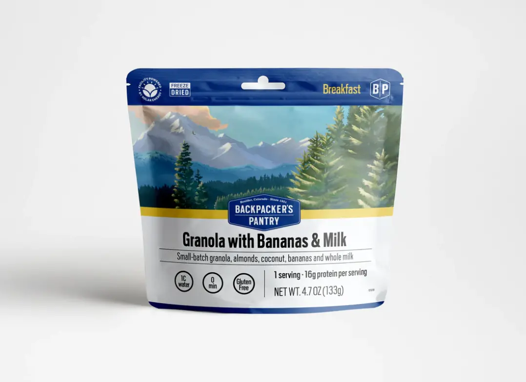 Granola With Bananas, Almonds And Milk - (1 Serving) 1