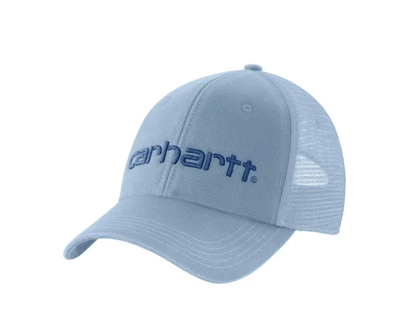 Canvas Mesh-Back Logo Graphic Cap 1