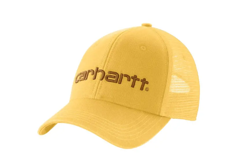 Canvas Mesh-Back Logo Graphic Cap 1