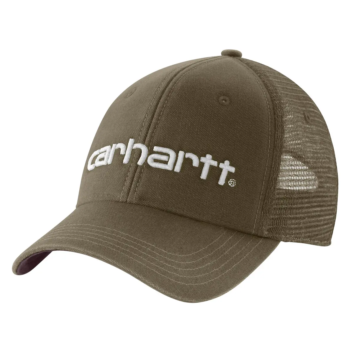 Canvas Mesh-Back Logo Graphic Cap 1