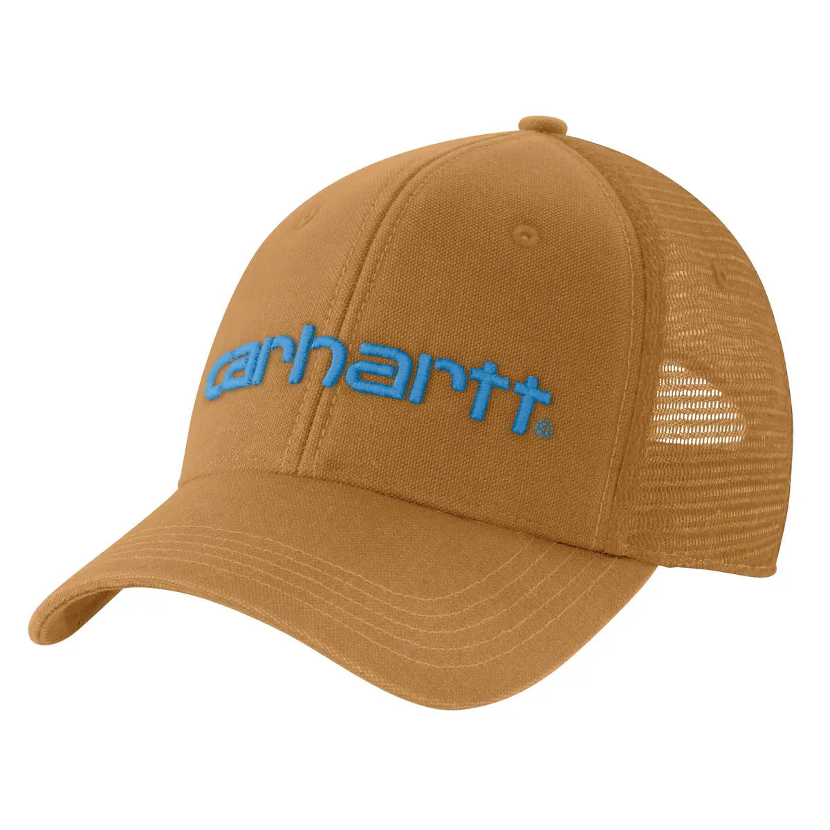 Canvas Mesh-Back Logo Graphic Cap 1