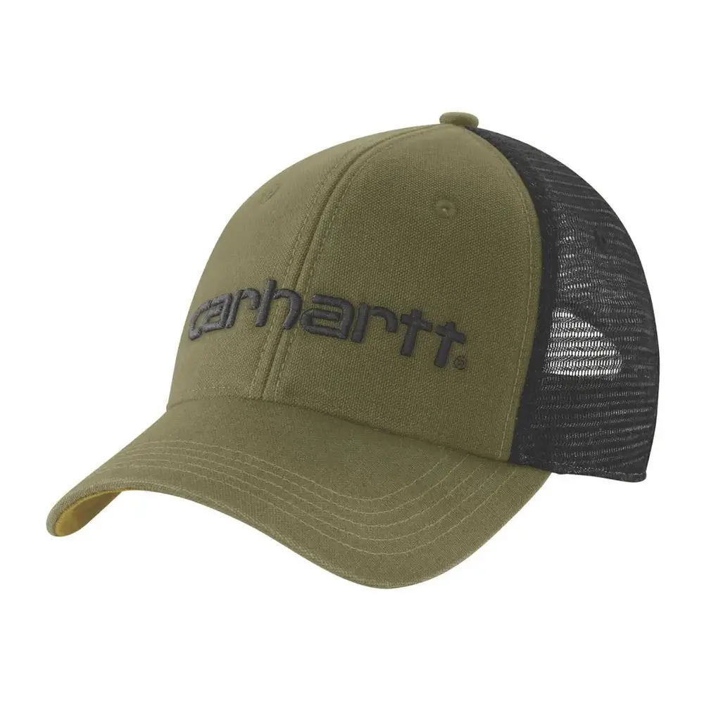 Canvas Mesh-Back Logo Graphic Cap 1