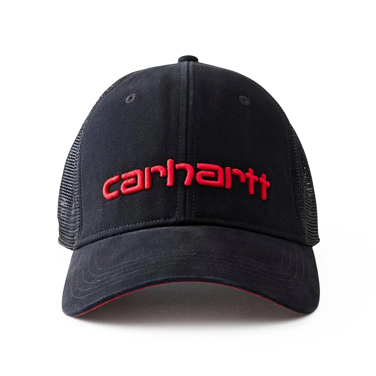 Canvas Mesh-Back Logo Graphic Cap 1