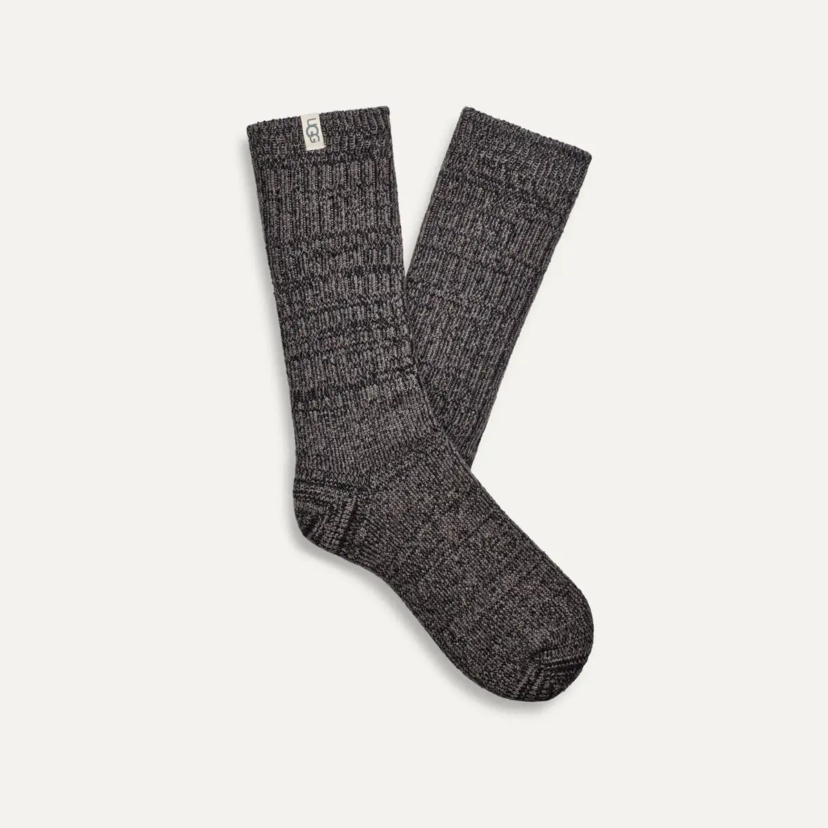 Women's Rib Knit Slouchy Crew Sock 1