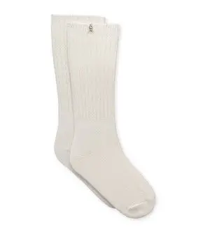 Women's Rib Knit Slouchy Crew Sock 1