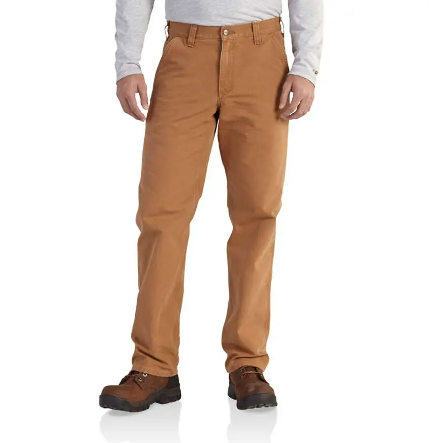 Men's Washed Duck Relaxed-Fit Dungaree 1