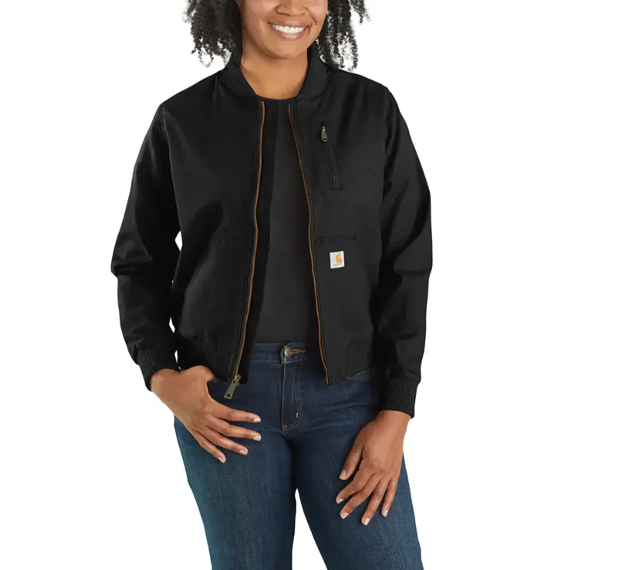 Women's Rugged Flex Relaxed Fit Canvas Jacket 1