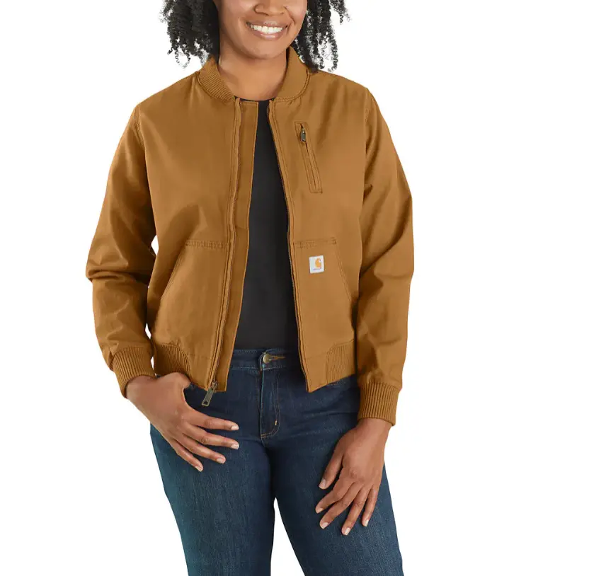 Women's Rugged Flex Relaxed Fit Canvas Jacket 1