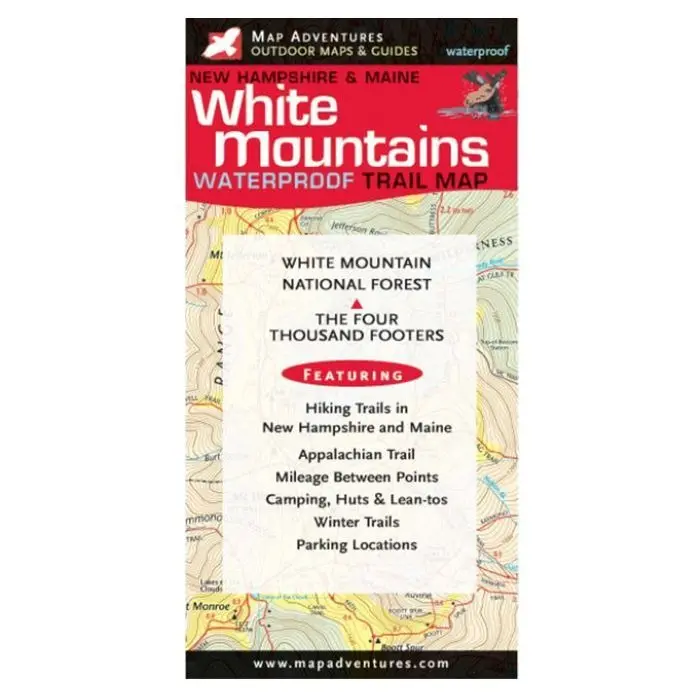 White Mountains Waterproof Map 1
