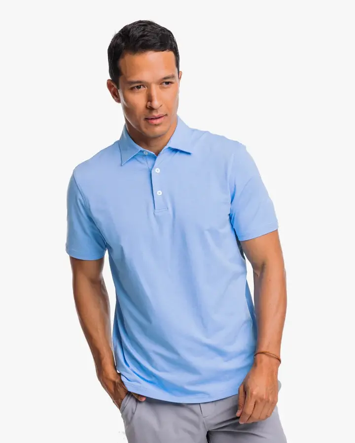 Men's Brrreeze Heather Performance Polo Shirt 1