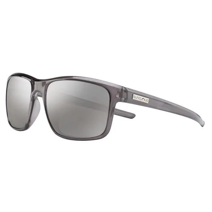 Respek Transparent Gray Frame With Polar Silver Mirror Lens Polarized Sunglasses 1