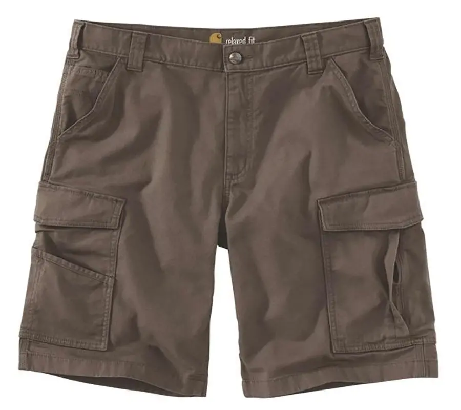 Men's Rugged Flex Relaxed Fit Canvas Cargo Work Short 1