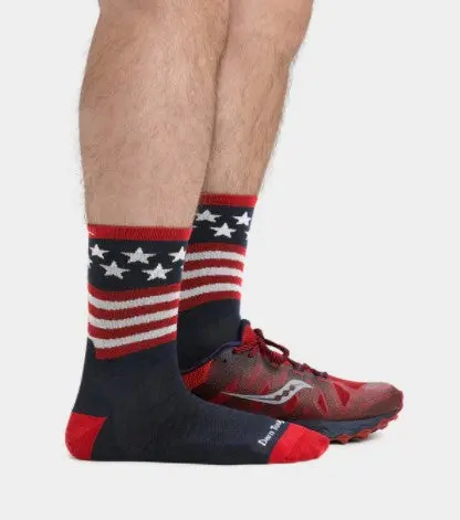 Men's Patriot Micro Crew Ultra Lightweight Running Sock 3