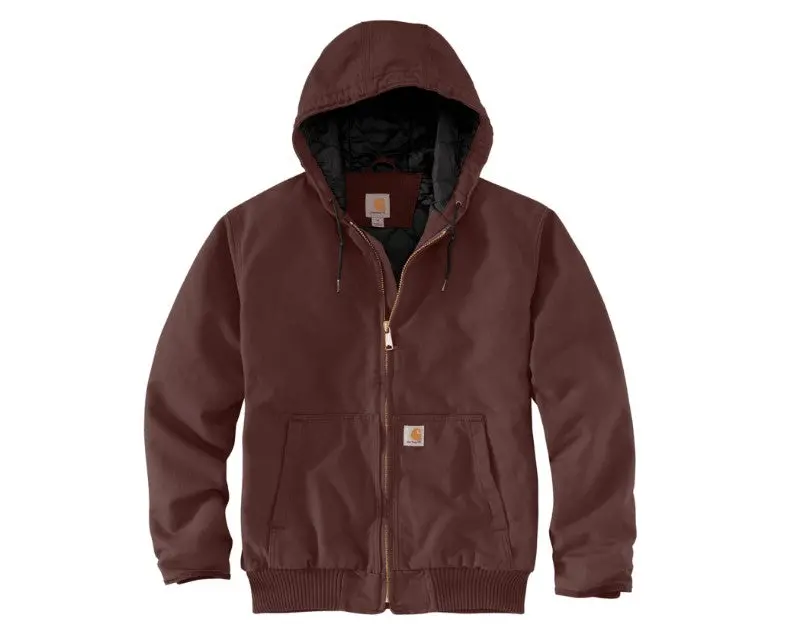Men's Loose Fit Washed Duck Insulated Active Jac 1