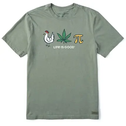 Men's Chicken Pot Pi Icons Short Sleeve Tee 1