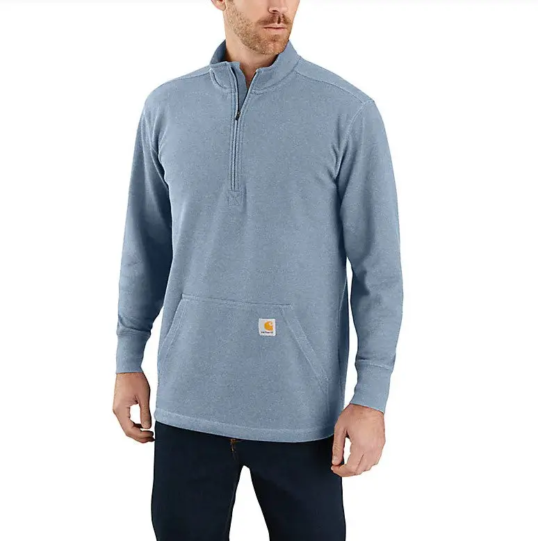 Men's Heavyweight Half-Zip Long Sleeve Thermal Sweatshirt 1