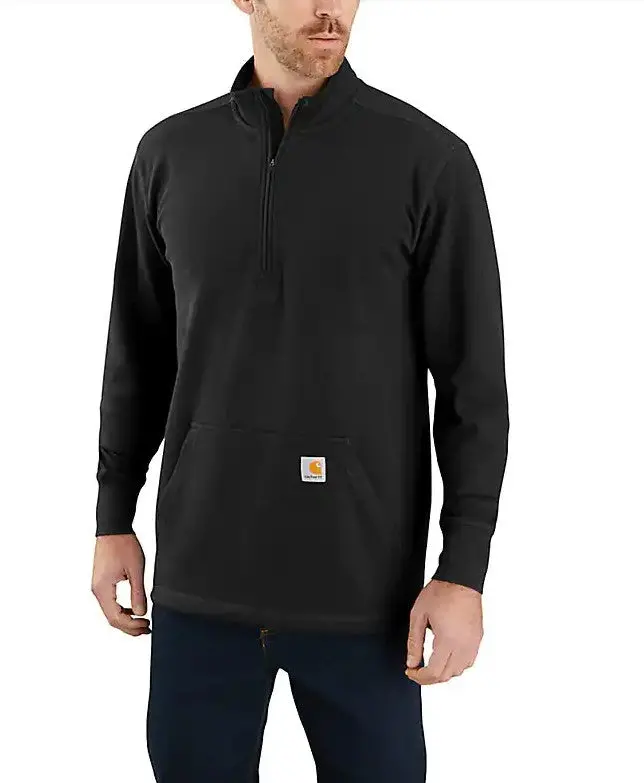 Men's Heavyweight Half-Zip Long Sleeve Thermal Sweatshirt 1