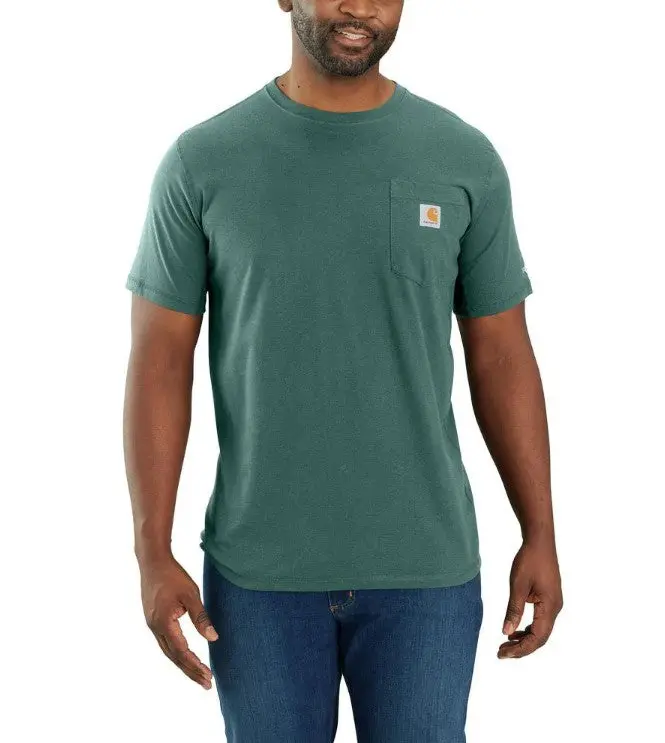 Men's Force Relaxed Fit Midweight Short Sleeve Pocket T-Shirt 1
