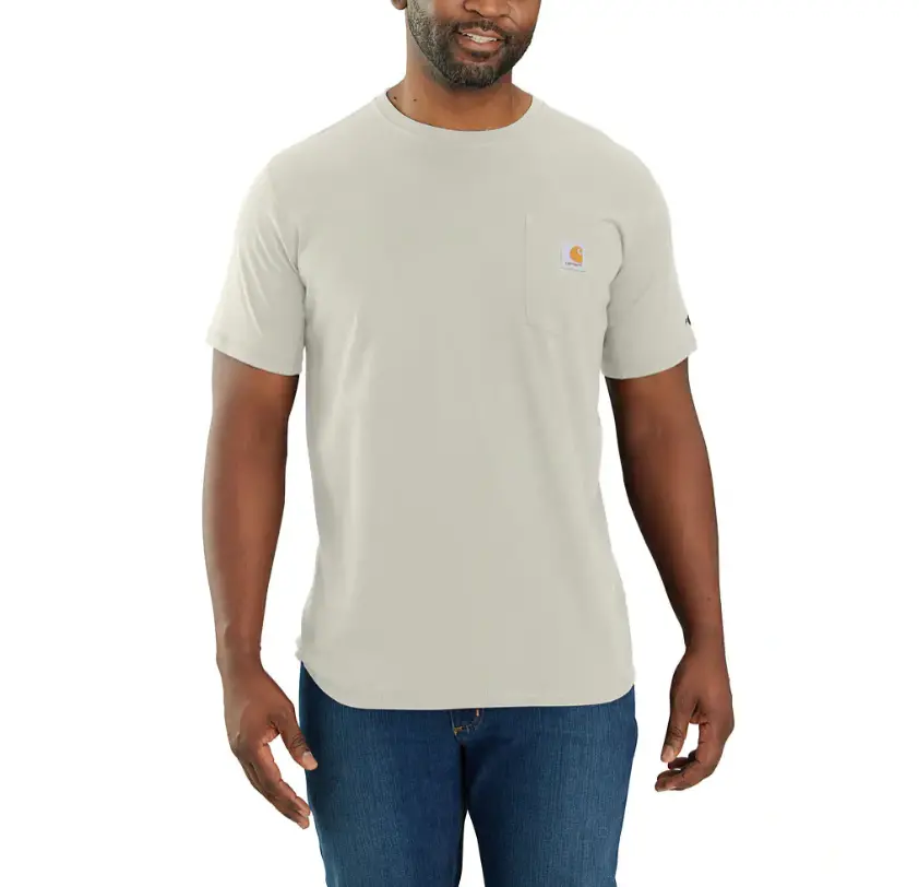 Men's Force Relaxed Fit Midweight Short Sleeve Pocket T-Shirt 1