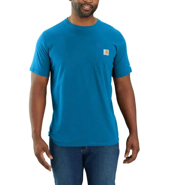 Men's Force Relaxed Fit Midweight Short Sleeve Pocket T-Shirt 1