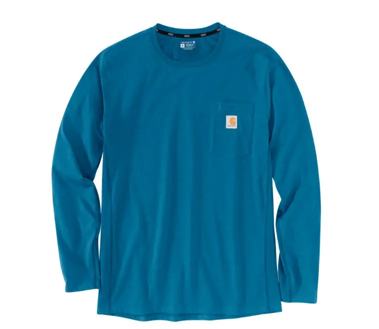 Men's Force Relaxed Fit Midweight Long-Sleeve Pocket T-Shirt 1