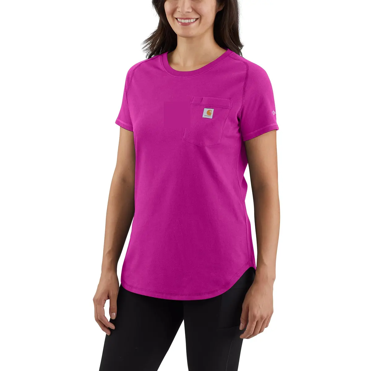 Women's Relaxed Fit Midweight Pocket T-Shirt 2