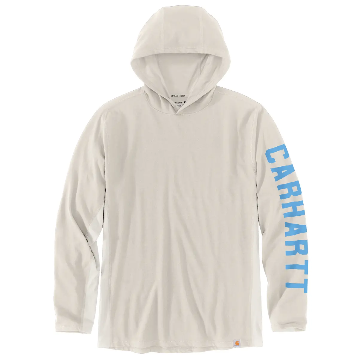 Men's Force Relaxed Fit Midweight Long-Sleeve Logo Graphic Hooded T-Shirt 1