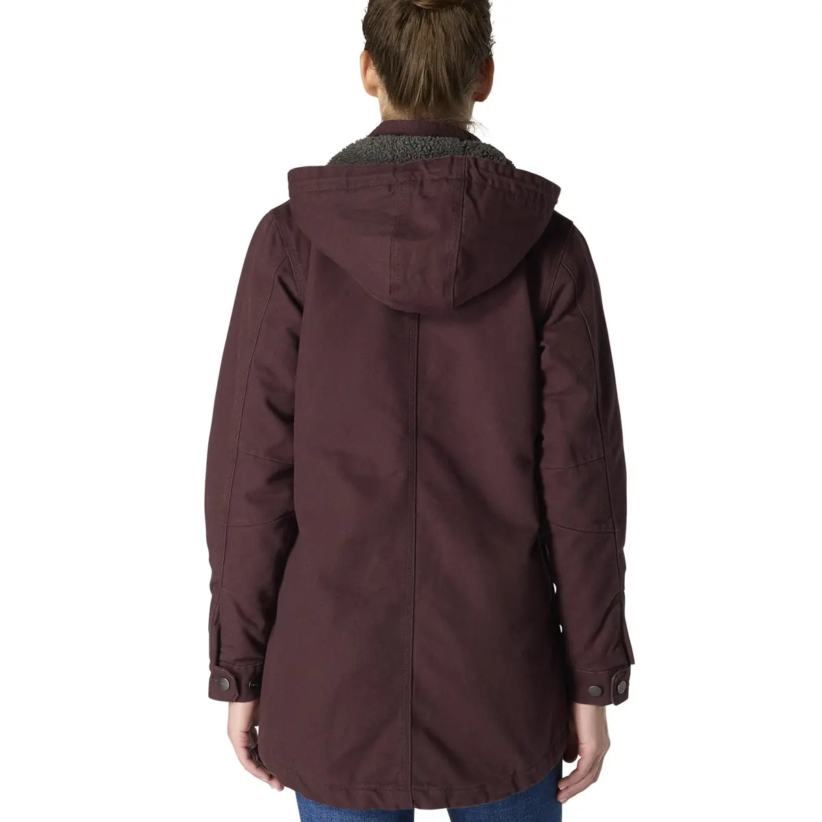 Women's Loose Fit Washed Duck Coat 2