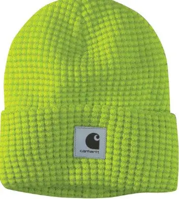 Knit Beanie With Reflective Patch 1