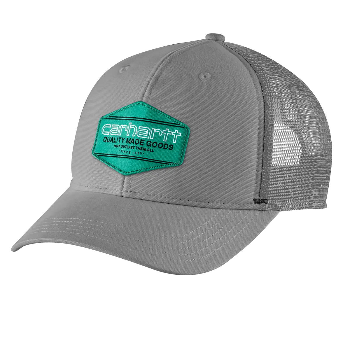 Men's Canvas Mesh-Back Quality Patch Cap 1